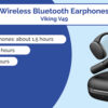 Bezdrátová Bluetooth sluchátka Viking V49/BT/Bezdrát/Černá