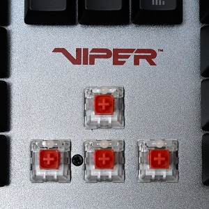 Patriot Viper 765 RGB/Drátová USB/RU layout/Černá-stříbrná