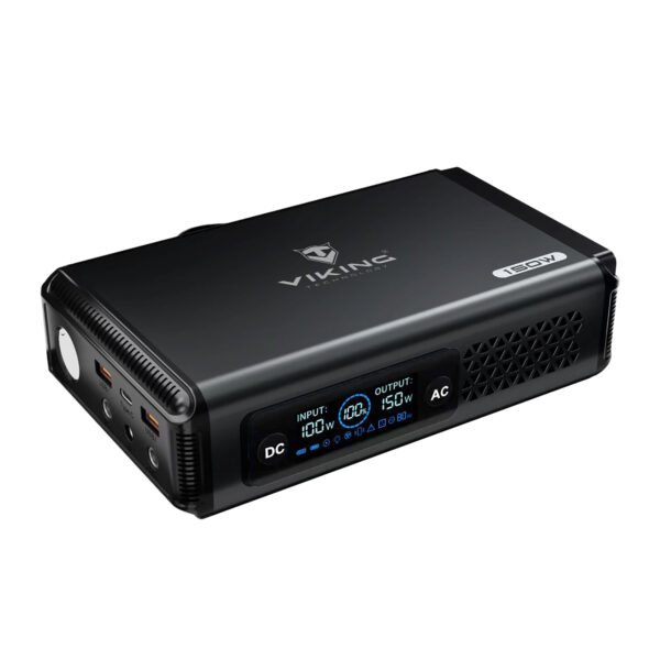 VALI150_2000px_white_4_s Bateriový generátor Viking VALI150/baterie 148Wh/Output:1xAC,2xUSB-A,2xDC5521/LED svítilna