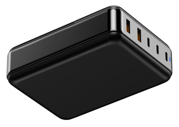 VCH200PD3 Viking USB GaN charger 200W PD PRO/síťový adaptér/Output:3xUSB-C,2xUSB-A/Rychlo nabíjení/