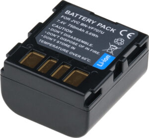 VCJV0033_s Baterie T6 Power JVC BN-VF707U, BN-VF707, 750mAh, 5,4Wh, šedá