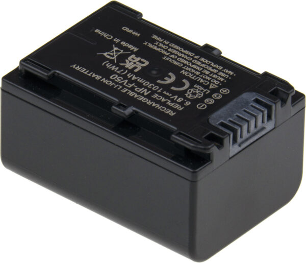 Baterie T6 Power Sony NP-FV50, NP-FV30, 1030mAh, 7Wh, šedá