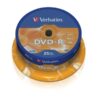 VE0072_S VERBATIM DVD-R(25-Pack)Spindl/MattSlvr/16x/4.7GB