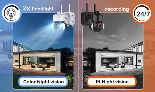 Solární HD kamera Viking HDs03 4G/20000mAh/barevné noční vidění/IP66/aplikace/notifikace/černá