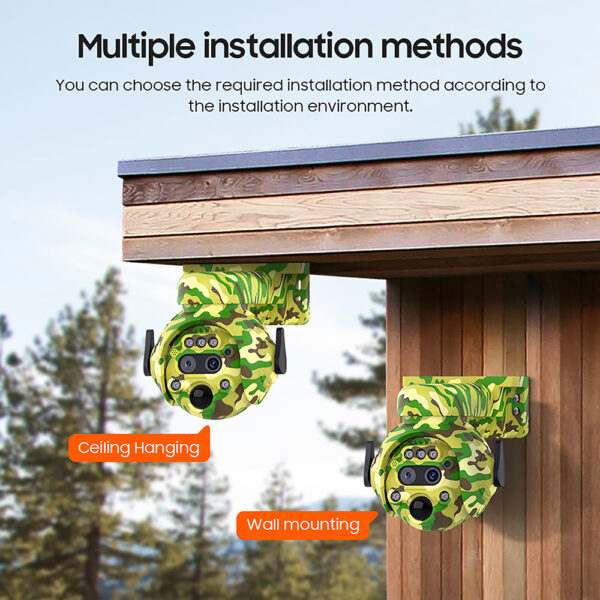 Solární kamera Viking HDs04 4G šedá/2304x1296/PIR detekce/pohybový senzor/7800mAh