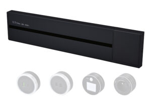 Zásuvková lišta - povrchová Viking LP40B/230V,50Hz/40cm délka/černá/až 5modulů/IP20/hliník/povrchová