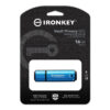 VP16GBBOX Kingston Ironkey Vault Privacy 50C/16GB/USB 3.2/USB-C/Modrá