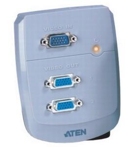 VS-82_s ATEN Video rozbočovač 1PC - 2VGA 250Mhz