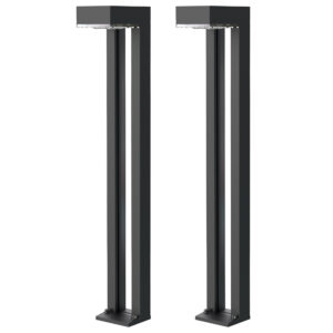 Venkovní solární LED světlo Viking SR07 - 2ks/1000 lm/IP54/2 režimy/teplá bílá