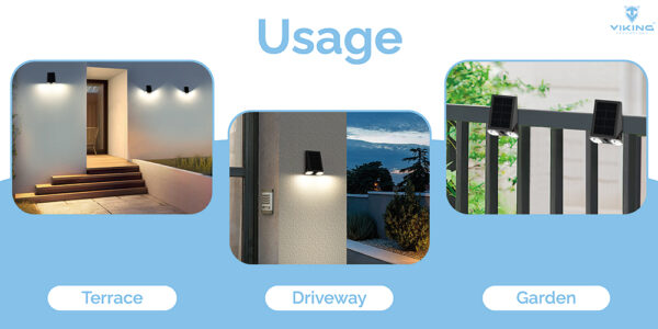 VSR39_1000_05 Venkovní solární LED světlo Viking SR39/Pohybový senzor/800 lm/IP44/4 režimy/denní bílá