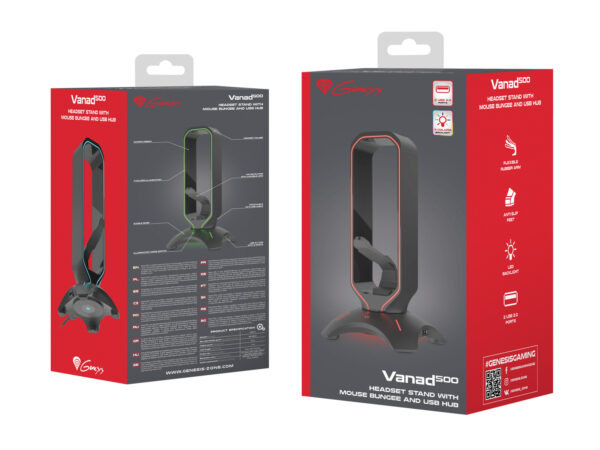 Vanad-500-Box-Mockup-1500x1125-1 GENESIS VANAD 500 Mouse Bungee + HUB 2x USB Typ-A