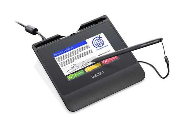 Wacom-STU-540_STU-541_signature_pad_LeftAngleView_wPen_On_Screen_RGB Wacom Signature Set - STU540 & sign pro PDF