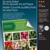 Double-Sided Photo Quality Inkjet Paper,A4,50 sheets