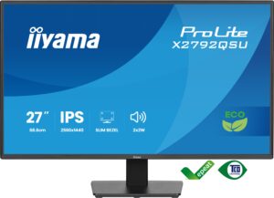 X2792QSU-B1-1 iiyama ProLite/X2792QSU-B1/27"/IPS/QHD/120Hz/3ms/Černá/3R