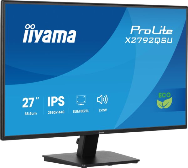 iiyama ProLite/X2792QSU-B1/27"/IPS/QHD/120Hz/3ms/Černá/3R