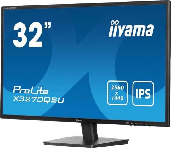 iiyama ProLite/X3270QSU-B1/31,5"/IPS/QHD/100Hz/3ms/Black/3R