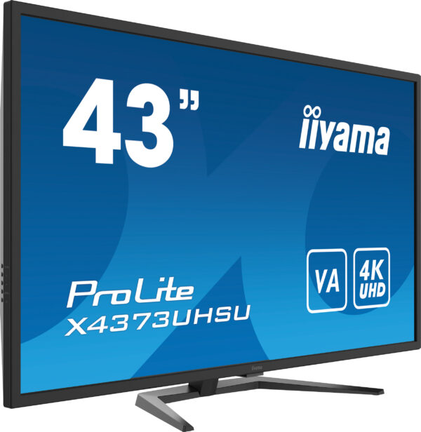 iiyama ProLite/X4373UHSU-B1/42,5"/VA/4K UHD/60Hz/3ms/Black/3R