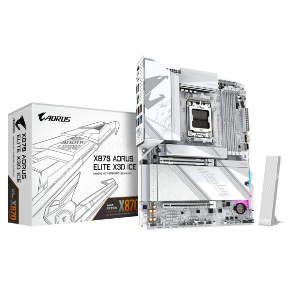 X870-AORUS-ELITE-X3D-ICE-1- GIGABYTE X870 AORUS ELITE X3D ICE/AM5/ATX