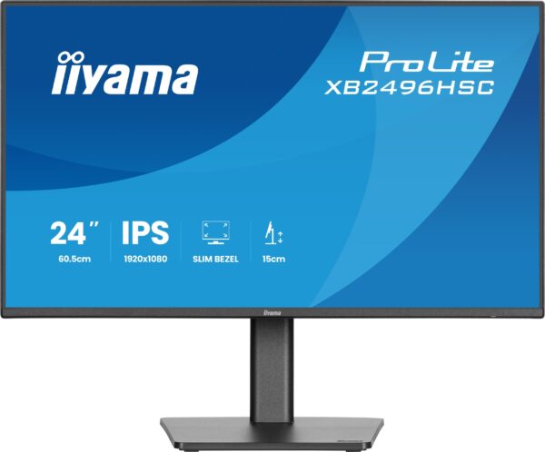 iiyama ProLite/XB2496HSC-B1/24"/IPS/FHD/144Hz/3ms/Černá/3R