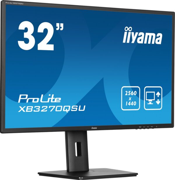 iiyama ProLite/XB3270QSU-B1/31,5"/IPS/QHD/100Hz/3ms/Black/3R
