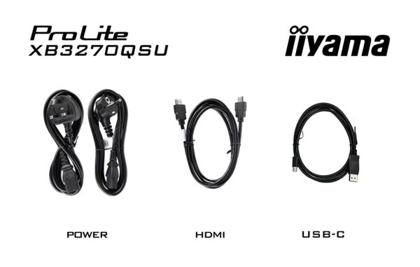 iiyama ProLite/XB3270QSU-B1/31,5"/IPS/QHD/100Hz/3ms/Black/3R
