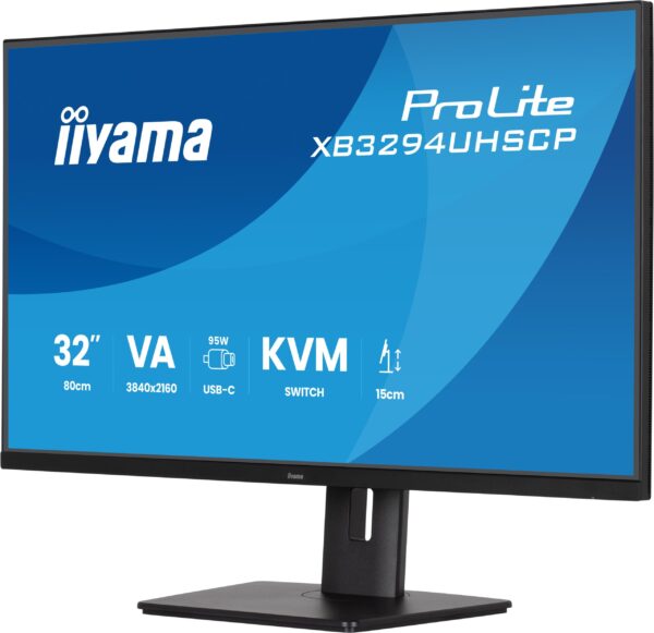 iiyama ProLite/XB3294UHSCP-B1/31,5"/VA/4K UHD/60Hz/2ms/Černá/5R