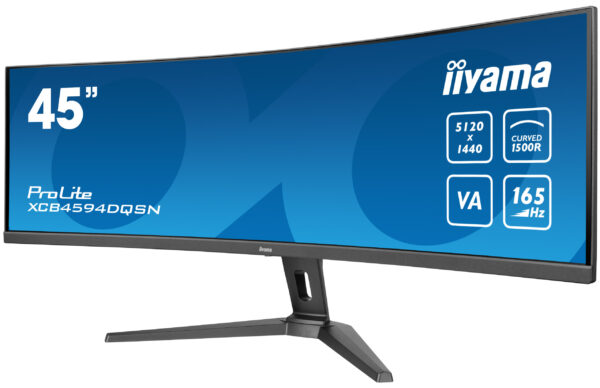 iiyama ProLite/XCB4594DQSN-B1/44,5"/VA/5120x1440/165Hz/0,8ms/Black/3R