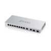 XGS1010-12-ZZ0102F_1_s Zyxel XGS1010-12 v2, 12-Port Gigabit Unmanaged Switch with 8-Port 1G + 2-Port 2.5G + 2-Port SFP+