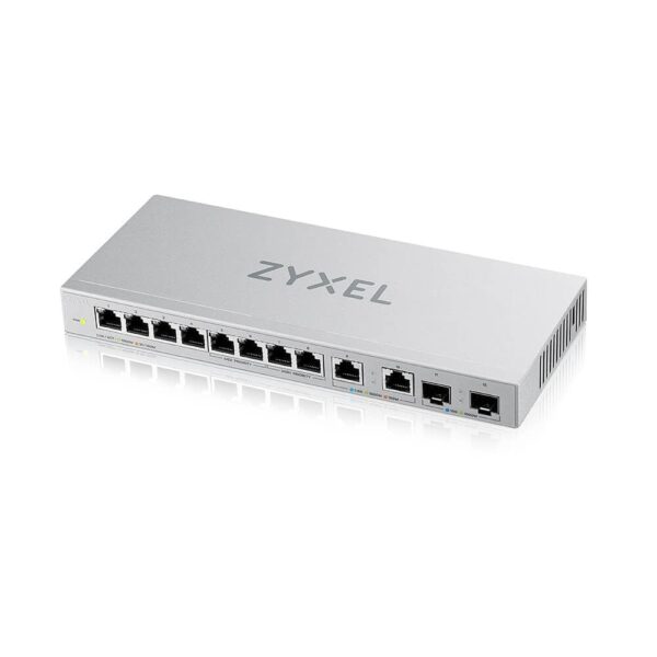 XGS1010-12-ZZ0102F_1_s Zyxel XGS1010-12 v2, 12-Port Gigabit Unmanaged Switch with 8-Port 1G + 2-Port 2.5G + 2-Port SFP+