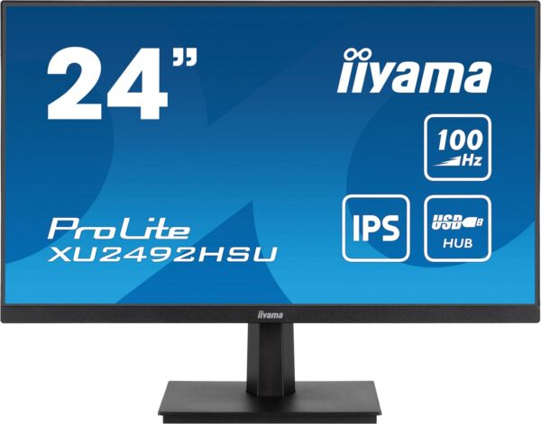 iiyama ProLite/XU2492HSU-B6/23,8"/IPS/FHD/100Hz/0,4ms/Black/3R