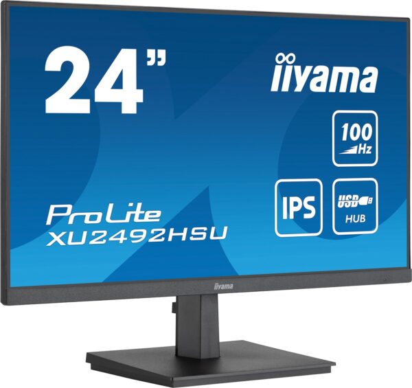 iiyama ProLite/XU2492HSU-B6/23,8"/IPS/FHD/100Hz/0,4ms/Black/3R