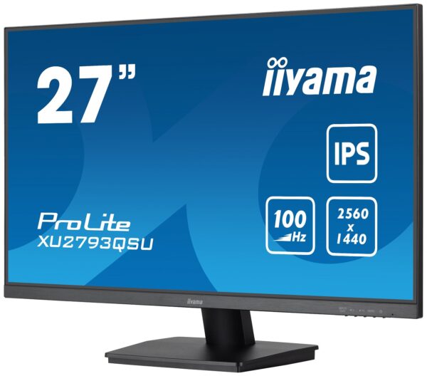 iiyama ProLite/XU2793QSU-B7/27"/IPS/QHD/100Hz/1ms/Black/3R