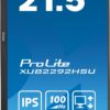 iiyama ProLite/XUB2292HSU-B6/21,5"/IPS/FHD/100Hz/0,4ms/Black/3R