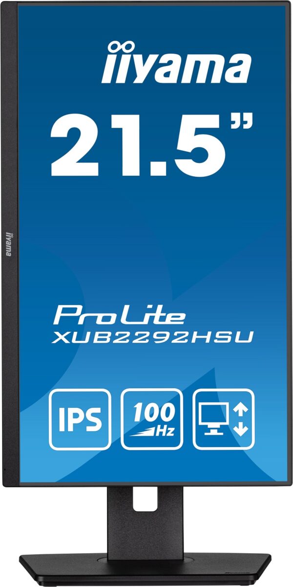 iiyama ProLite/XUB2292HSU-B6/21,5"/IPS/FHD/100Hz/0,4ms/Black/3R