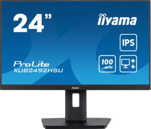 iiyama ProLite/XUB2492HSU-B6/23,8"/IPS/FHD/100Hz/0,4ms/Black/3R