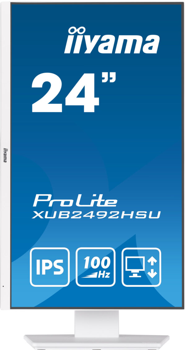 iiyama ProLite/XUB2492HSU-W6/23,8"/IPS/FHD/100Hz/0,4ms/White/3R