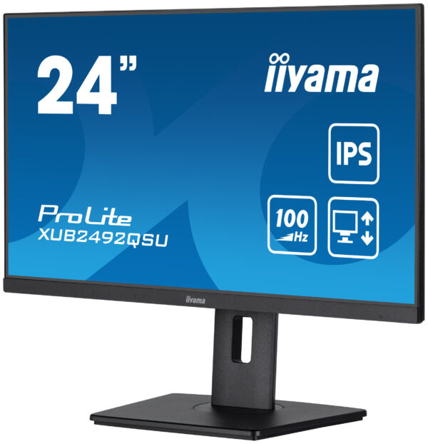 iiyama ProLite/XUB2492QSU-B1/23,8"/IPS/QHD/100Hz/0,5ms/Black/3R