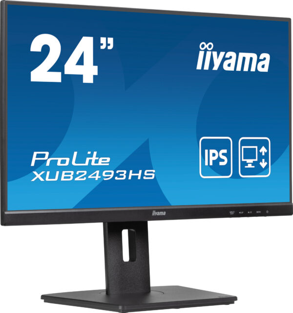 iiyama ProLite/XUB2493HS-B6/23,8"/IPS/FHD/100Hz/0,5ms/Black/3R
