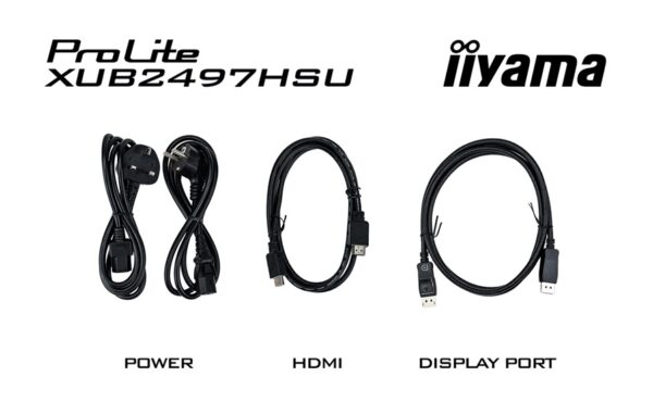 iiyama ProLite/XUB2497HSU-W2/23,8"/IPS/FHD/100Hz/1ms/White/3R