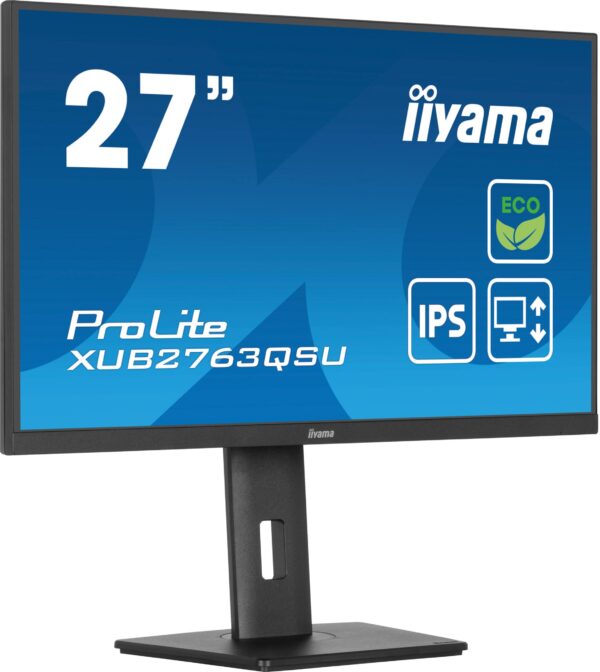 XUB2763QSU-B1-20-min iiyama ProLite/XUB2763QSU-B1/27"/IPS/QHD/100Hz/2ms/Black/3R