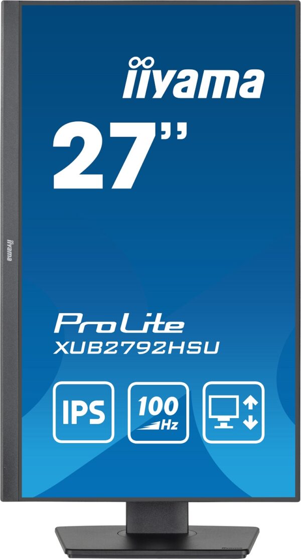 iiyama ProLite/XUB2792HSU-B6/27"/IPS/FHD/100Hz/0,4ms/Black/3R