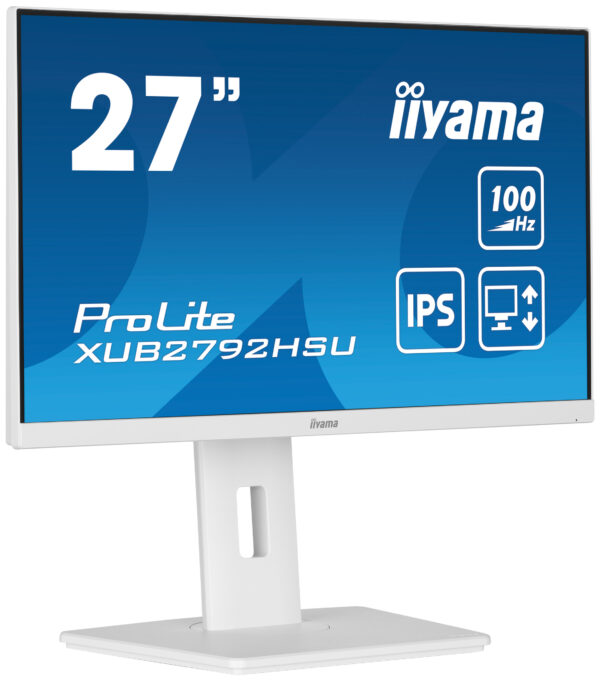 iiyama ProLite/XUB2792HSU-W6/27"/IPS/FHD/100Hz/0,4ms/White/3R