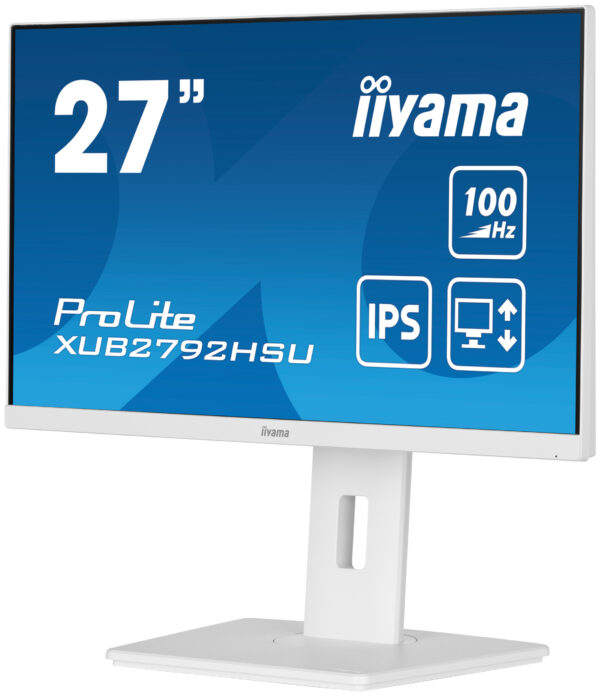 iiyama ProLite/XUB2792HSU-W6/27"/IPS/FHD/100Hz/0,4ms/White/3R