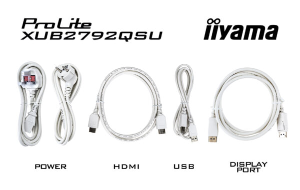 iiyama ProLite/XUB2792QSU-W6/27"/IPS/QHD/100Hz/0,4ms/White/3R