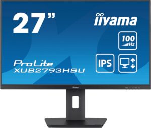 iiyama ProLite/XUB2793HSU-B7/27"/IPS/FHD/100Hz/1ms/Black/3R
