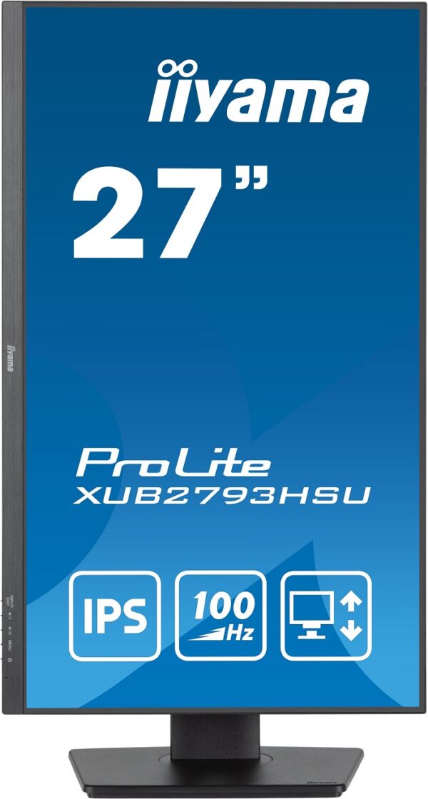 iiyama ProLite/XUB2793HSU-B7/27"/IPS/FHD/100Hz/1ms/Black/3R