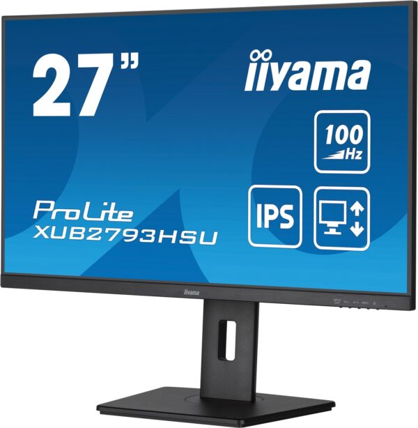 iiyama ProLite/XUB2793HSU-B7/27"/IPS/FHD/100Hz/1ms/Black/3R