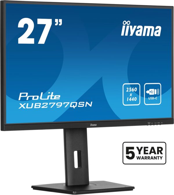 iiyama ProLite/XUB2797QSN-B2/27"/IPS/QHD/100Hz/1ms/Black/3R