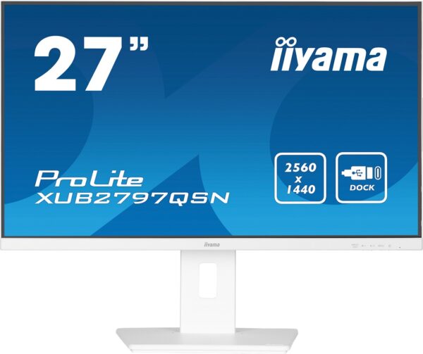 iiyama ProLite/XUB2797QSN-W2/27"/IPS/QHD/100Hz/1ms/White/3R