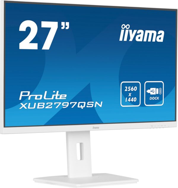 iiyama ProLite/XUB2797QSN-W2/27"/IPS/QHD/100Hz/1ms/White/3R